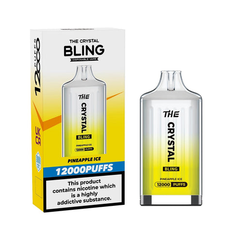 Buy Bulk Wholesale The Crystal Bling 12000 Puff Disposable Vape Bar Box of 5 - vapesourceuk