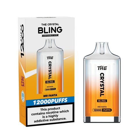 Buy Bulk Wholesale The Crystal Bling 12000 Puff Disposable Vape Bar Box of 5 - vapesourceuk