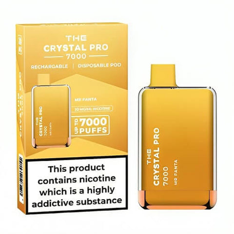 Buy Bulk Wholesale The Crystal Pro 7000 Disposable Vape Puff Bar Box of 10 - vapesourceuk