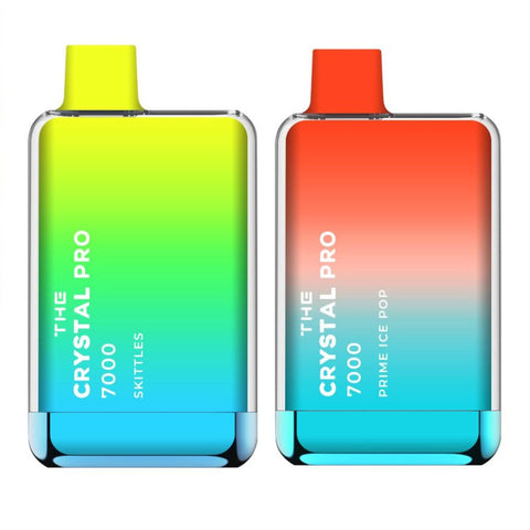 Buy Bulk Wholesale The Crystal Pro 7000 Disposable Vape Puff Bar Box of 10 - vapesourceuk