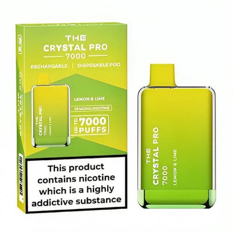 Buy Bulk Wholesale The Crystal Pro 7000 Disposable Vape Puff Bar Box of 10 - vapesourceuk
