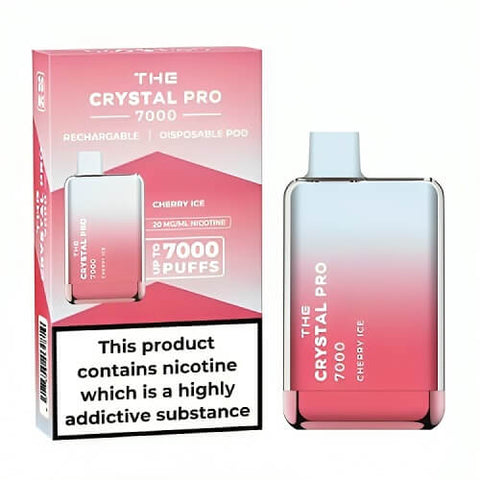 Buy Bulk Wholesale The Crystal Pro 7000 Disposable Vape Puff Bar Box of 10 - vapesourceuk