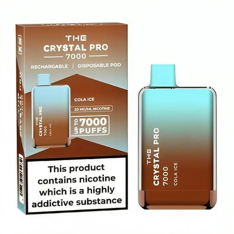 Buy Bulk Wholesale The Crystal Pro 7000 Disposable Vape Puff Bar Box of 10 - vapesourceuk