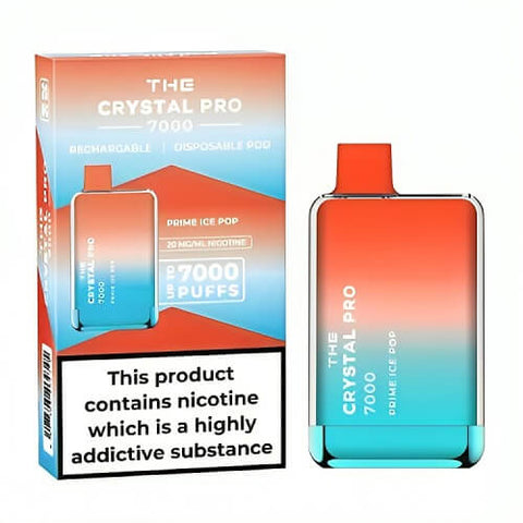 Buy Bulk Wholesale The Crystal Pro 7000 Disposable Vape Puff Bar Box of 10 - vapesourceuk