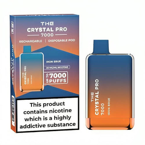 Buy Bulk Wholesale The Crystal Pro 7000 Disposable Vape Puff Bar Box of 10 - vapesourceuk