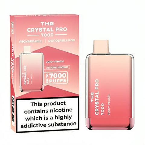Buy Bulk Wholesale The Crystal Pro 7000 Disposable Vape Puff Bar Box of 10 - vapesourceuk
