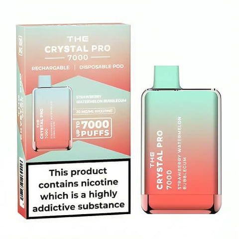 Buy Bulk Wholesale The Crystal Pro 7000 Disposable Vape Puff Bar Box of 10 - vapesourceuk