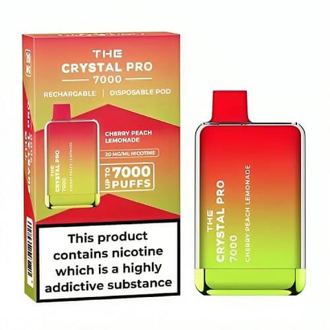 Buy Bulk Wholesale The Crystal Pro 7000 Disposable Vape Puff Bar Box of 10 - vapesourceuk