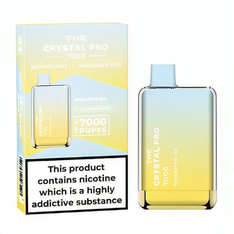Buy Bulk Wholesale The Crystal Pro 7000 Disposable Vape Puff Bar Box of 10 - vapesourceuk