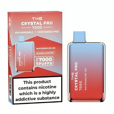 Buy Bulk Wholesale The Crystal Pro 7000 Disposable Vape Puff Bar Box of 10 - vapesourceuk