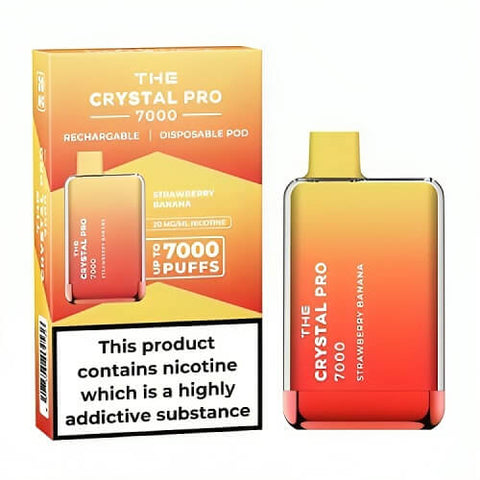 Buy Bulk Wholesale The Crystal Pro 7000 Disposable Vape Puff Bar Box of 10 - vapesourceuk