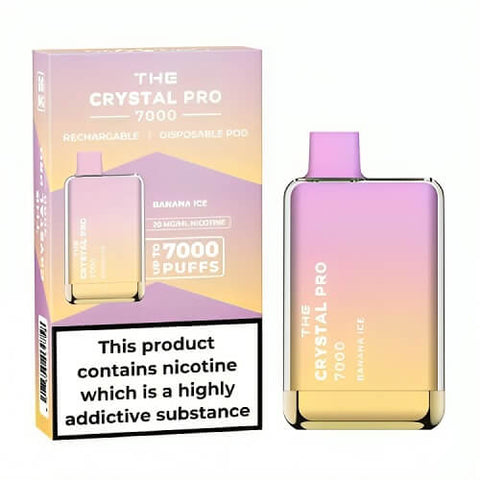 Buy Bulk Wholesale The Crystal Pro 7000 Disposable Vape Puff Bar Box of 10 - vapesourceuk