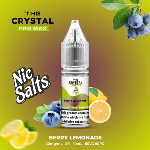 Buy Bulk Wholesale The Crystal Pro Max Vape Nic Salts 10ml - Box of 10 - vapesourceuk
