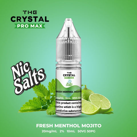 Buy Bulk Wholesale The Crystal Pro Max Vape Nic Salts 10ml - Box of 10 - vapesourceuk