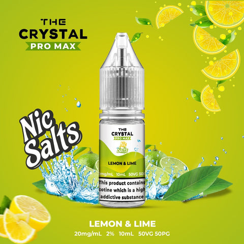 Buy Bulk Wholesale The Crystal Pro Max Vape Nic Salts 10ml - Box of 10 - vapesourceuk