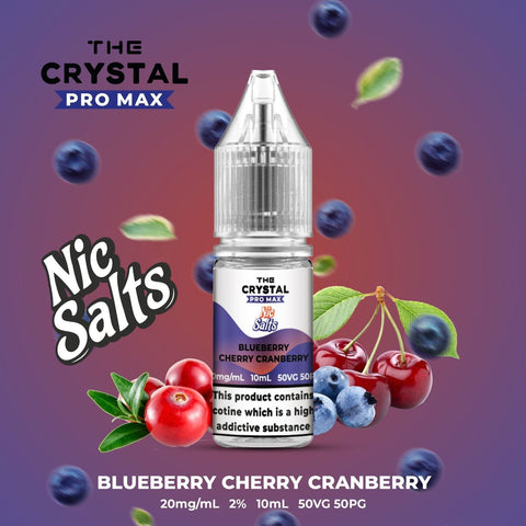 Buy Bulk Wholesale The Crystal Pro Max Vape Nic Salts 10ml - Box of 10 - vapesourceuk