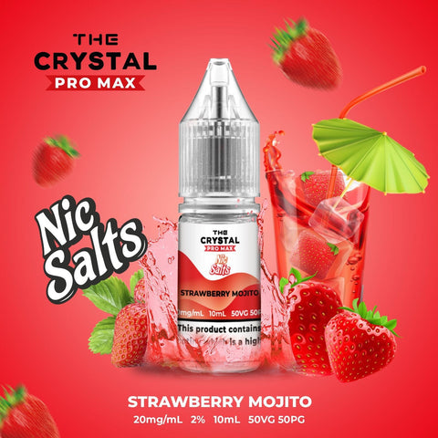 Buy Bulk Wholesale The Crystal Pro Max Vape Nic Salts 10ml - Box of 10 - vapesourceuk