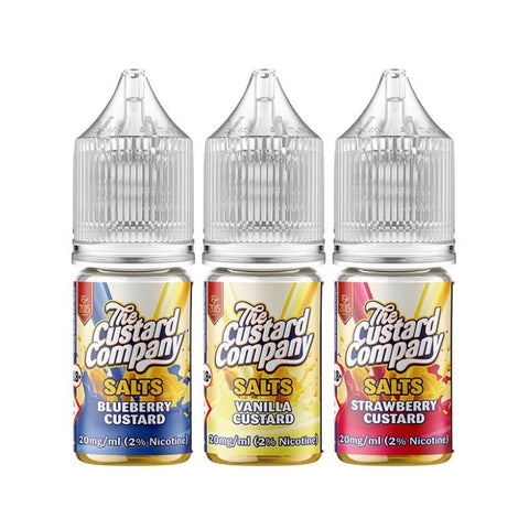 Buy Bulk Wholesale The Custard Company 10ML Nic Salt (Pack of 10) - vapesourceuk
