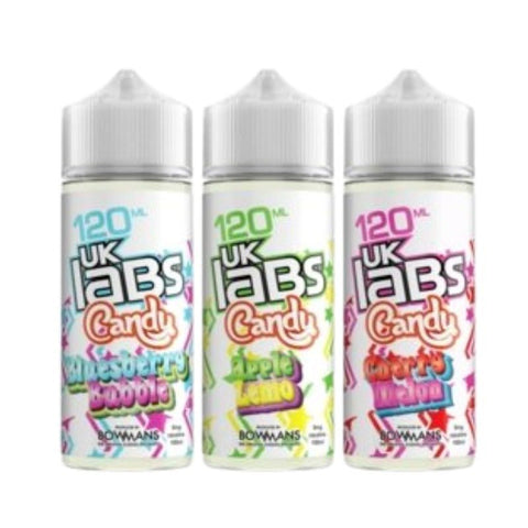 Buy Bulk Wholesale Uk Labs Candy 100ml Shortfill - vapesourceuk