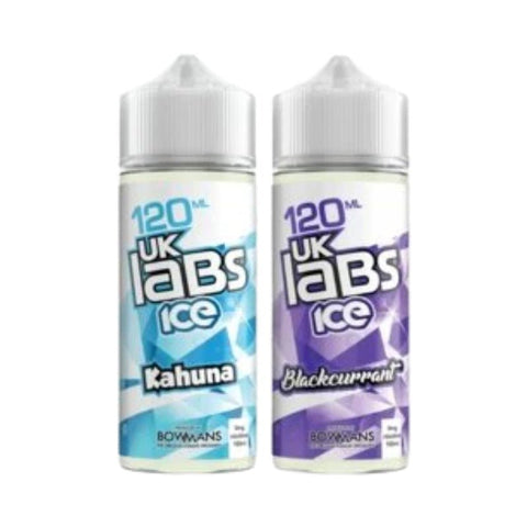 Buy Bulk Wholesale Uk Labs Ice 100ml Shortfill - vapesourceuk