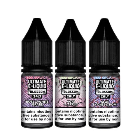 Buy Bulk Wholesale Ultimate E - Liquid Blossom 10ML Nic Salt (Pack of 10) - vapesourceuk