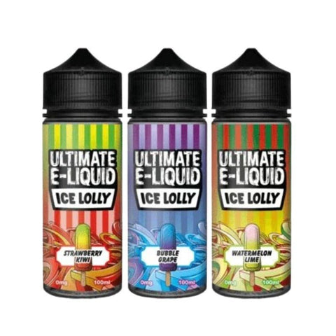Buy Bulk Wholesale Ultimate E - Liquid Ice Lolly 100ML Shortfill - vapesourceuk