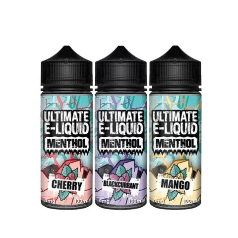 Buy Bulk Wholesale Ultimate Menthol 100ml Shortfill - vapesourceuk