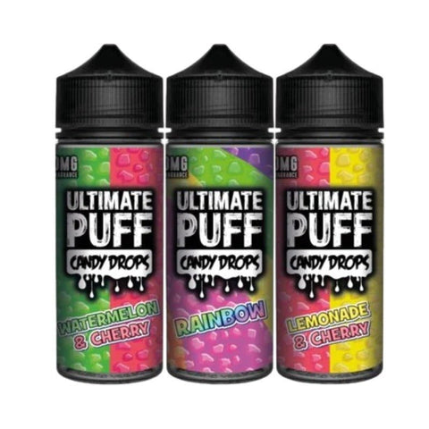 Buy Bulk Wholesale Ultimate Puff Candy Drops 100ML Shortfill - vapesourceuk