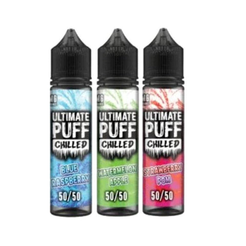 Buy Bulk Wholesale Ultimate Puff Chilled 50ml Shortfill - vapesourceuk