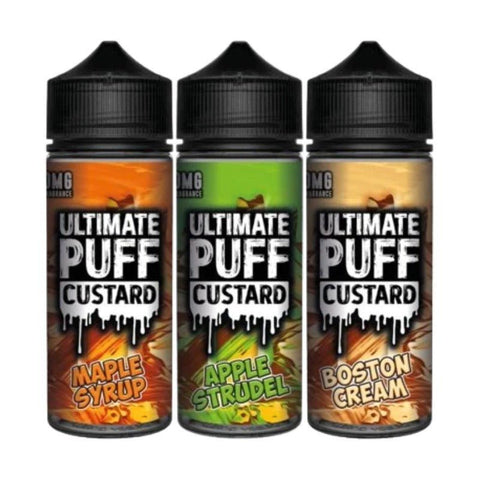 Buy Bulk Wholesale Ultimate Puff Custard 100ML Shortfill - vapesourceuk
