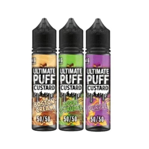 Buy Bulk Wholesale Ultimate Puff Custard 50ml Shortfill - vapesourceuk