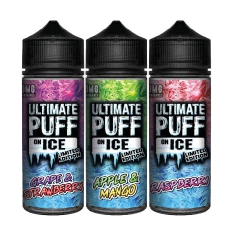 Buy Bulk Wholesale Ultimate Puff On Ice 100ML Shortfill - vapesourceuk