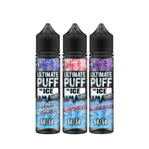 Buy Bulk Wholesale Ultimate Puff On Ice 50ml Shortfill - vapesourceuk