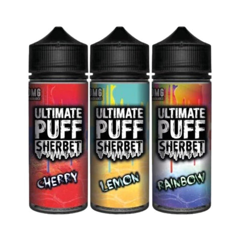 Buy Bulk Wholesale Ultimate Puff Sherbet 100ML Shortfill - vapesourceuk