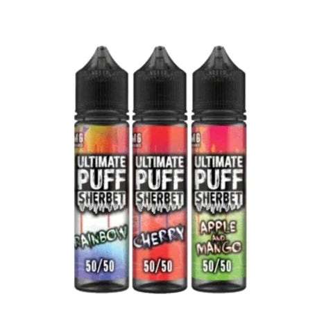 Buy Bulk Wholesale Ultimate Puff Sherbet 50ml Shortfill - vapesourceuk