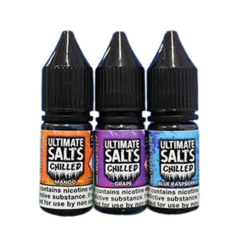 Buy Bulk Wholesale Ultimate Salts Chilled 10ML Nic Salt (Pack of 10) - vapesourceuk