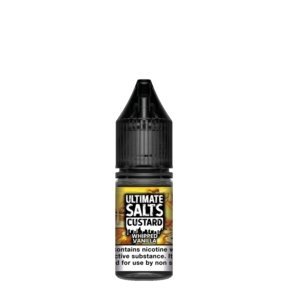 Buy Bulk Wholesale Ultimate Salts Custard 10ML Nic Salt (Pack of 10) - vapesourceuk