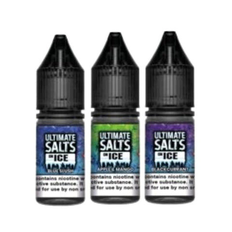 Buy Bulk Wholesale Ultimate Salts On Ice 10ML Nic Salt (Pack of 10) - vapesourceuk
