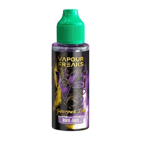 Buy Bulk Wholesale Vapour Freaks Ice 100ml Shortfill - vapesourceuk