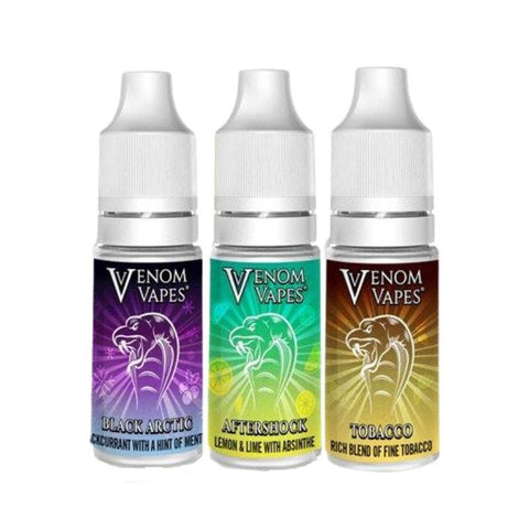 Buy Bulk Wholesale Venom Vapes 50/50 10ML Shortfill (Pack of 10) - vapesourceuk