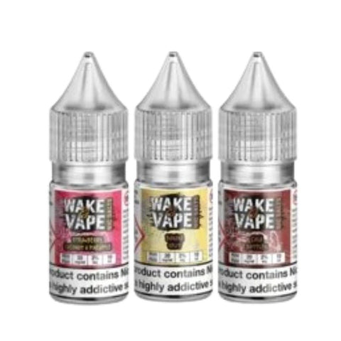 Buy Bulk Wholesale Wake & Vape 10ML Nic Salt (Pack of 10) - vapesourceuk