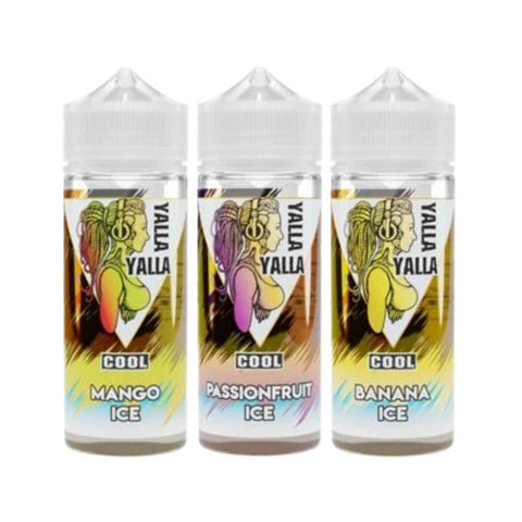 Buy Bulk Wholesale Yalla Yalla Cool 100ML Shortfill - vapesourceuk