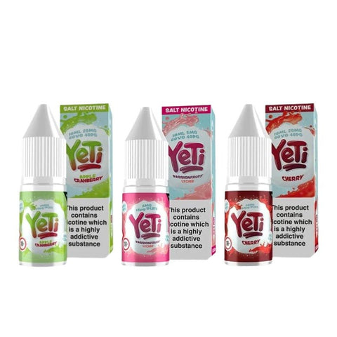 Buy Bulk Wholesale Yeti 10ml Nic Salt (Pack of 10) - vapesourceuk