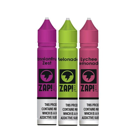 Buy Bulk Wholesale Zap Juice 10ML Nic Salt (Pack of 10) - vapesourceuk