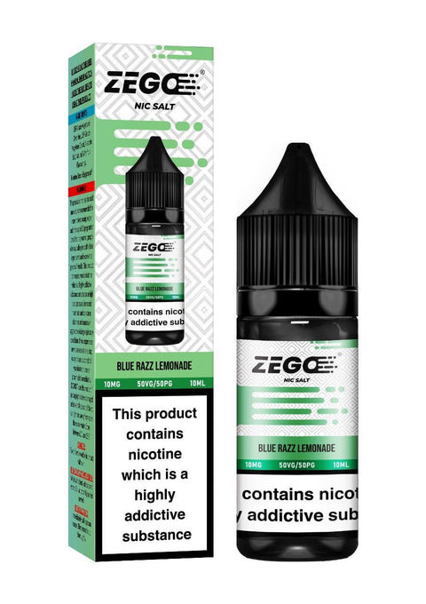 Buy Bulk Wholesale Zego Nic Salt 10ml E - Liquid - Box of 10 - vapesourceuk