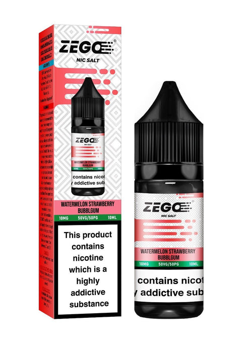 Buy Bulk Wholesale Zego Nic Salt 10ml E - Liquid - Box of 10 - vapesourceuk