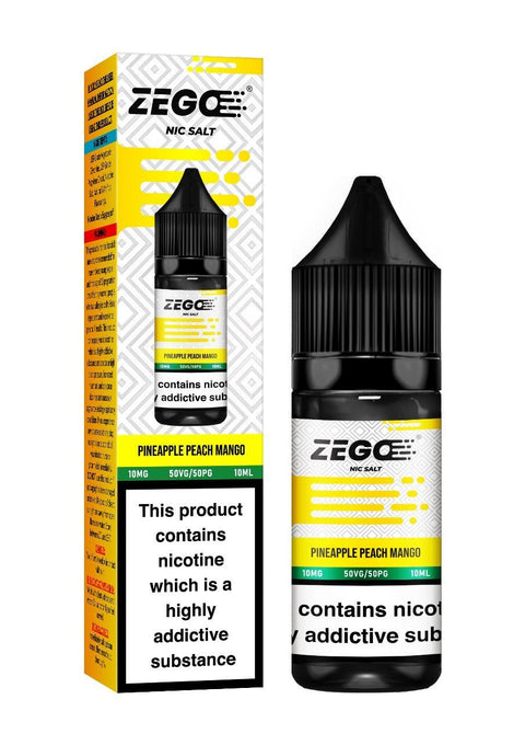 Buy Bulk Wholesale Zego Nic Salt 10ml E - Liquid - Box of 10 - vapesourceuk