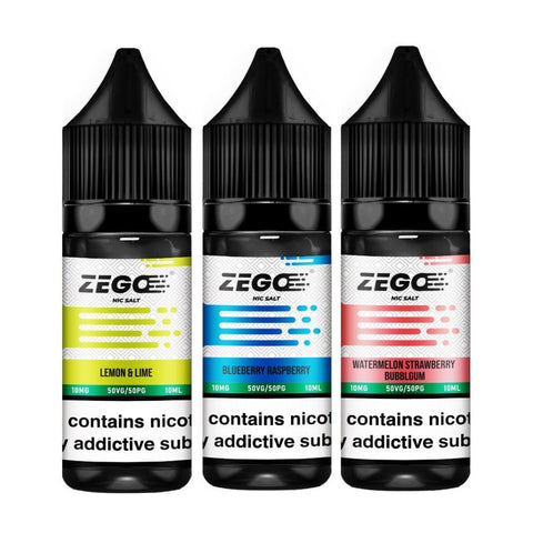 Buy Bulk Wholesale Zego Nic Salt 10ml E - Liquid - Box of 10 - vapesourceuk