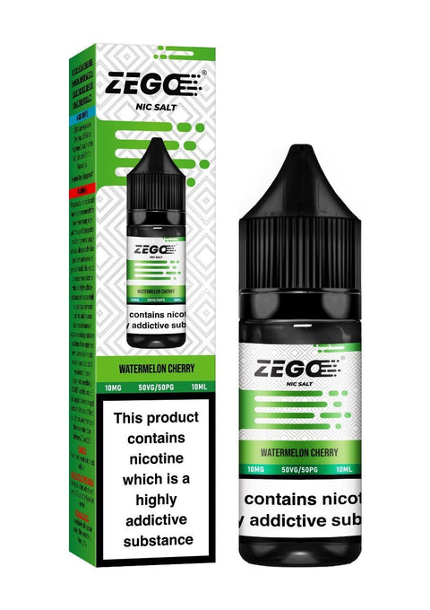 Buy Bulk Wholesale Zego Nic Salt 10ml E - Liquid - Box of 10 - vapesourceuk